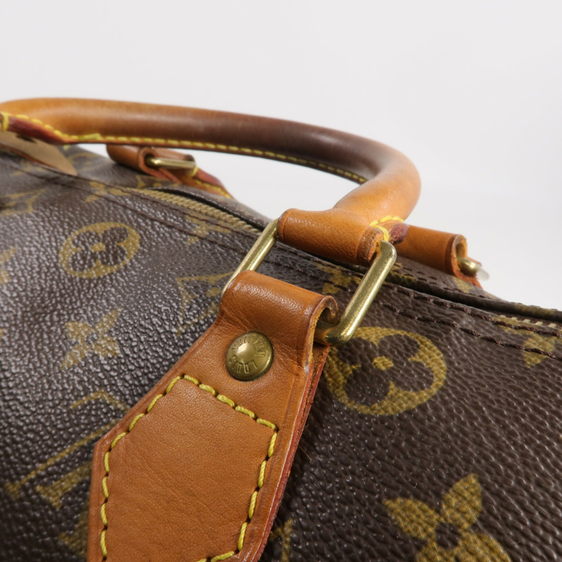 LOUIS VUITTON Monogram Speedy 30金扣手挽袋-7