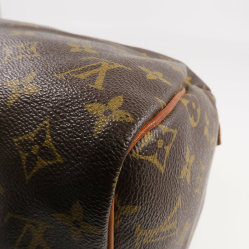 LOUIS VUITTON Monogram Speedy 30金扣手挽袋-9