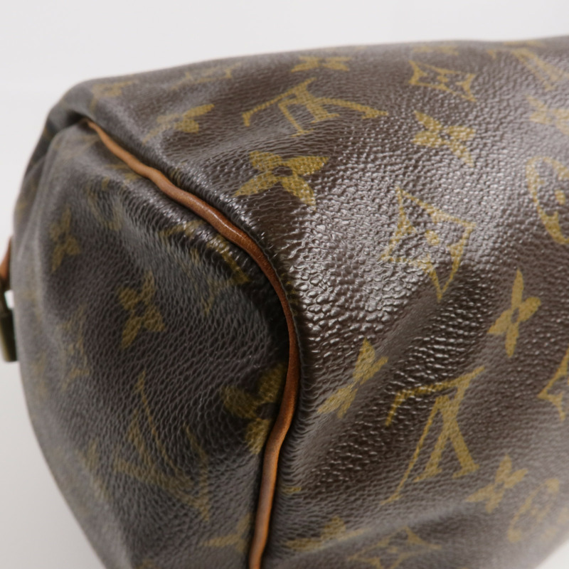 LOUIS VUITTON Monogram Speedy 30金扣手挽袋-10