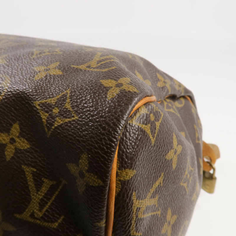 LOUIS VUITTON Monogram Speedy 30金扣手挽袋-11