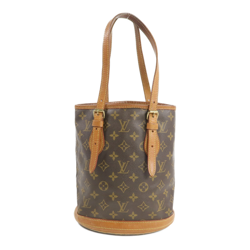 LOUIS VUITTON Monogram Bucket PM金扣手挽袋-1