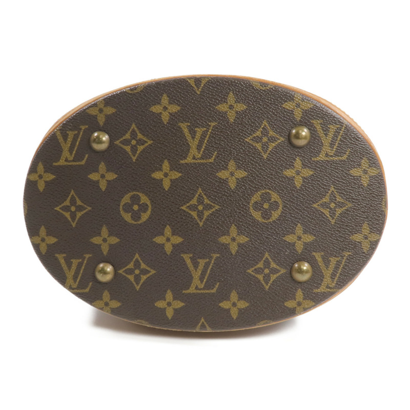 LOUIS VUITTON Monogram Bucket PM金扣手挽袋-3