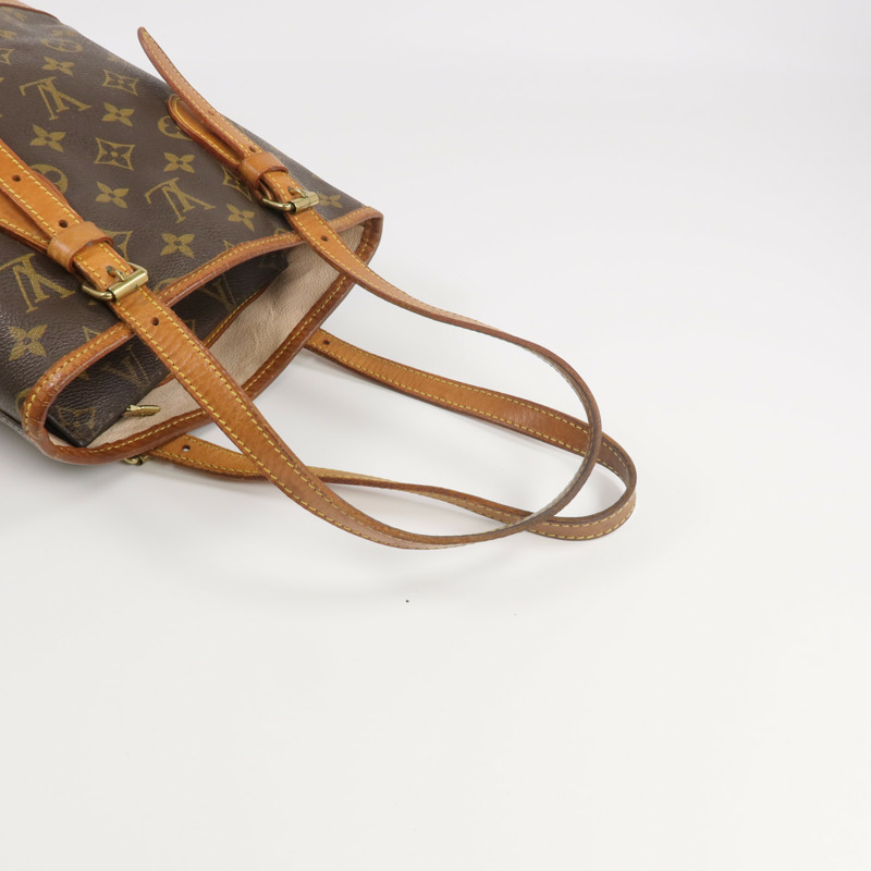 LOUIS VUITTON Monogram Bucket PM金扣手挽袋-4