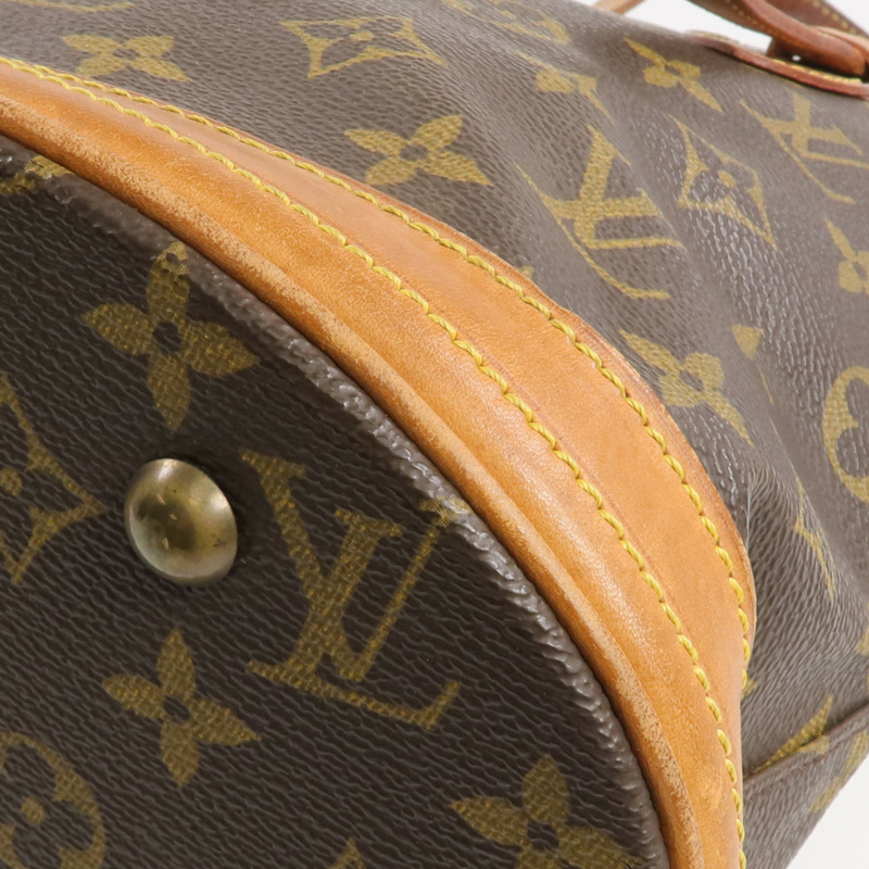 LOUIS VUITTON Monogram Bucket PM金扣手挽袋-5