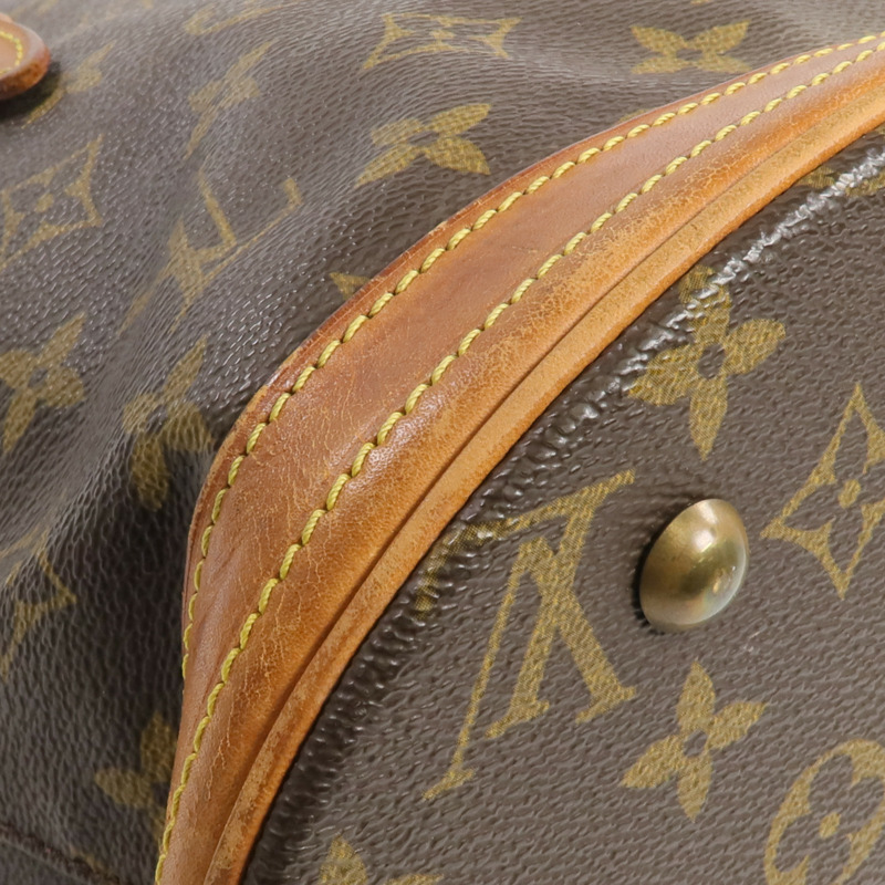 LOUIS VUITTON Monogram Bucket PM金扣手挽袋-8