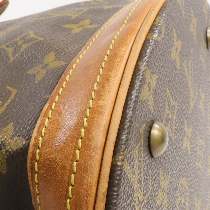 LOUIS VUITTON Monogram Bucket PM金扣手挽袋-12