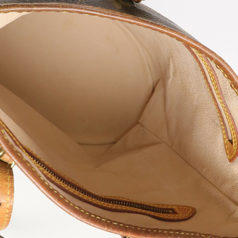 LOUIS VUITTON Monogram Bucket PM金扣手挽袋-13
