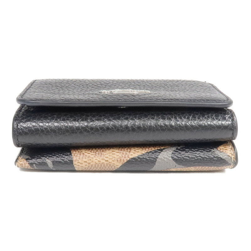 COACH 牛皮皮革Wallet銀扣錢包-5