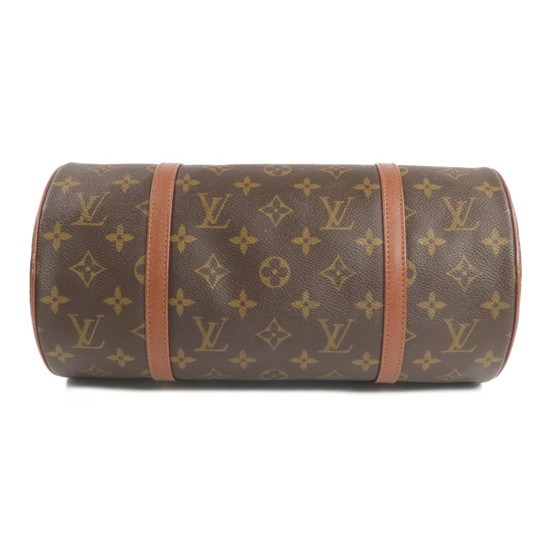 LOUIS VUITTON Monogram Papillon 30金扣手挽袋-3