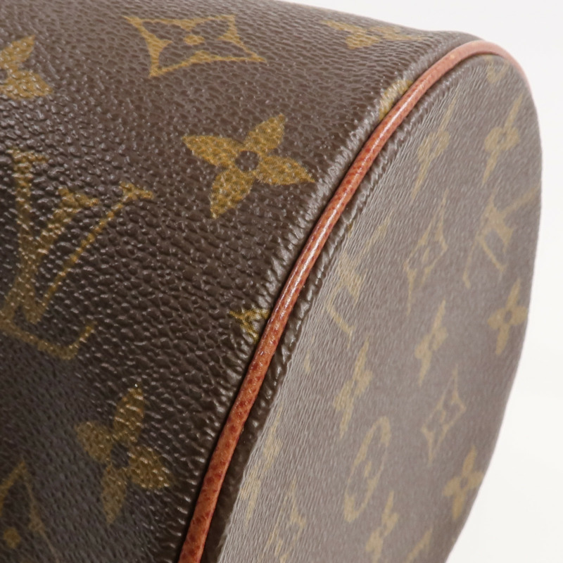 LOUIS VUITTON Monogram Papillon 30金扣手挽袋-13