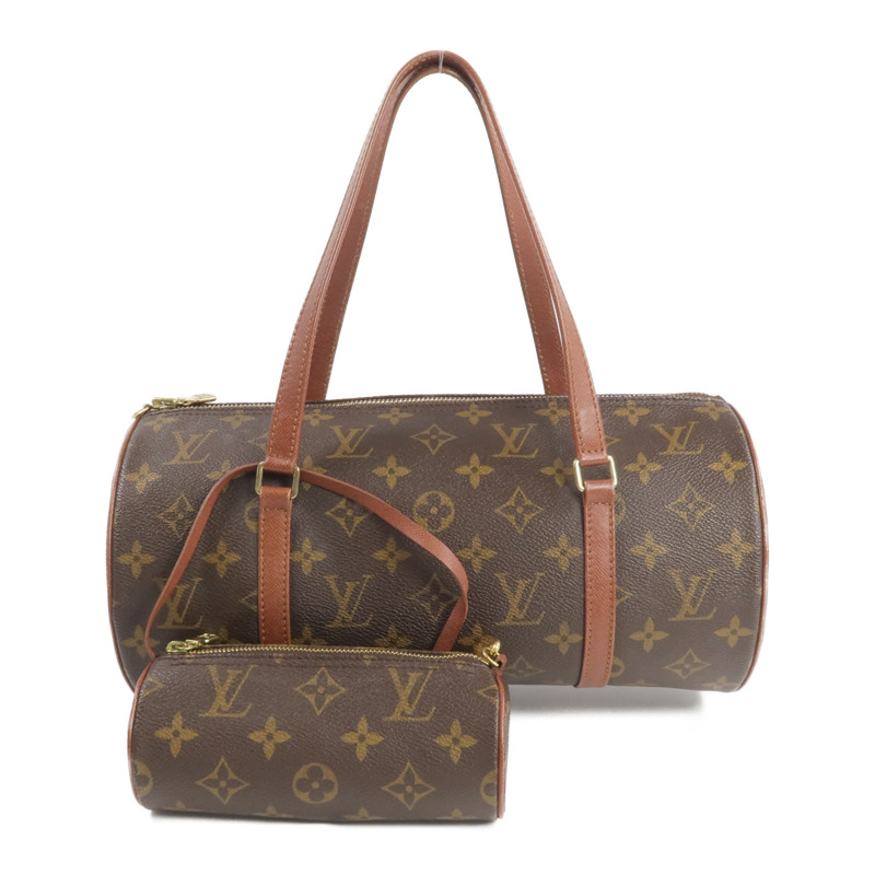 LOUIS VUITTON Monogram Papillon 30金扣手挽袋-16