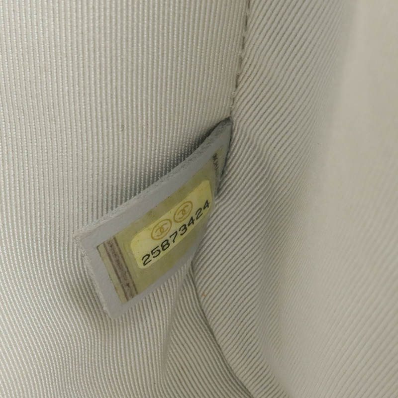 CHANEL 牛皮皮革Chain Shoulder銀扣鏈帶肩背袋-15