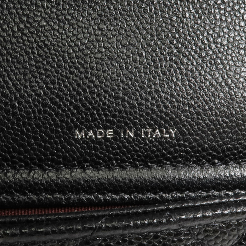 CHANEL 牛皮皮革WOC Wallet On Chain銀扣鏈帶肩背袋-13