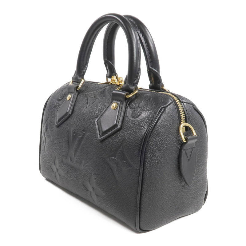 LOUIS VUITTON Monogram Empreinte Speedy Bandouliere 20金扣手挽肩背兩用袋-2