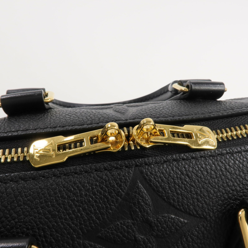 LOUIS VUITTON Monogram Empreinte Speedy Bandouliere 20金扣手挽肩背兩用袋-5