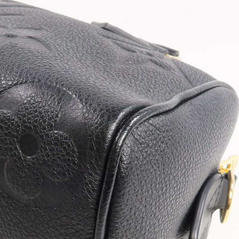 LOUIS VUITTON Monogram Empreinte Speedy Bandouliere 20金扣手挽肩背兩用袋-7