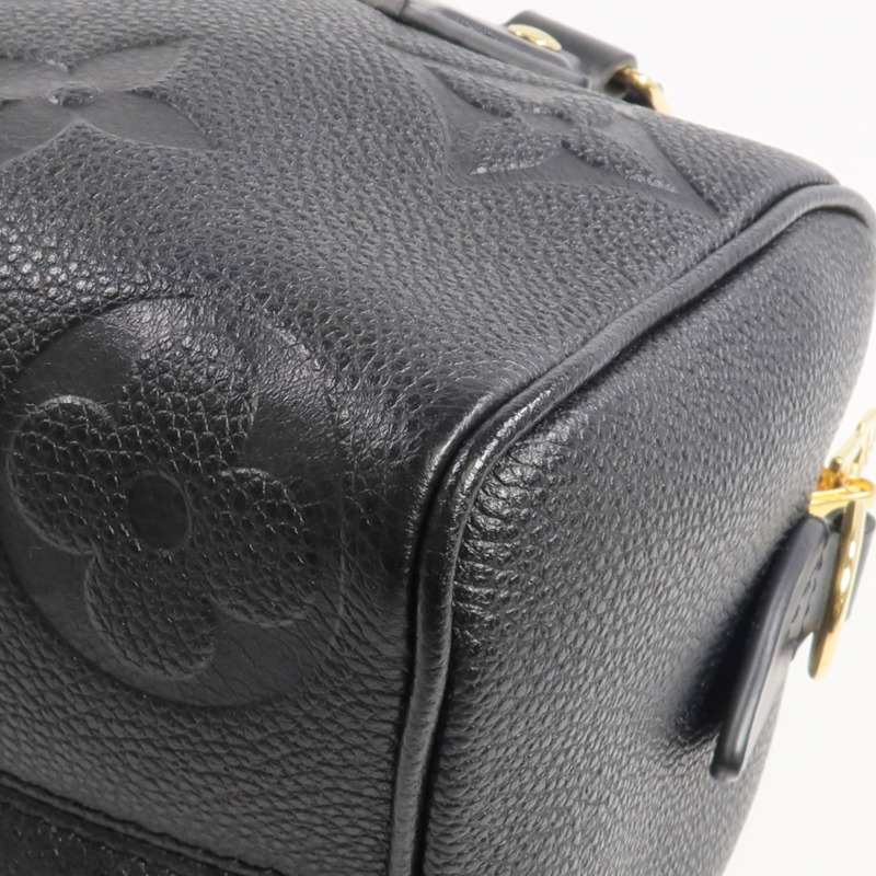 LOUIS VUITTON Monogram Empreinte Speedy Bandouliere 20金扣手挽肩背兩用袋-9