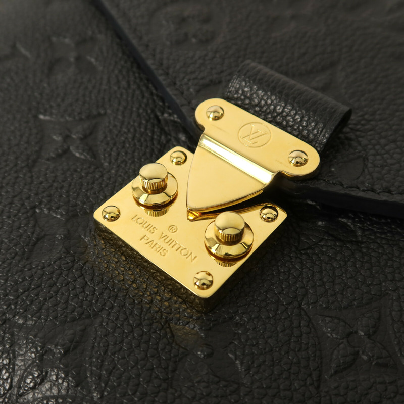 LOUIS VUITTON Monogram Empreinte Pochette Metis金扣手挽肩背兩用袋-9