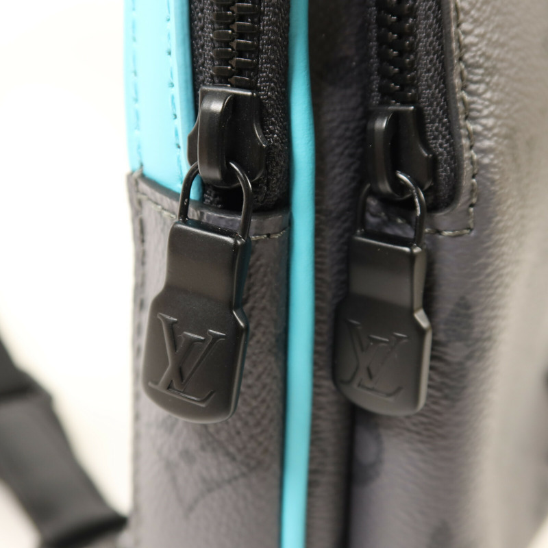 LOUIS VUITTON Monogram Eclipse Reverse Avenue Sling肩背袋-10