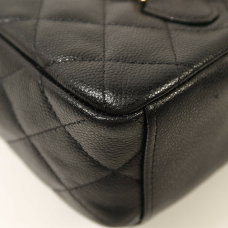 CHANEL 牛皮皮革Matelasse Mini Backpack金扣鏈帶背包-12