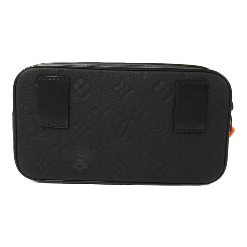 LOUIS VUITTON Monogram Taurillon Pochette Volga Uniform腰包-1