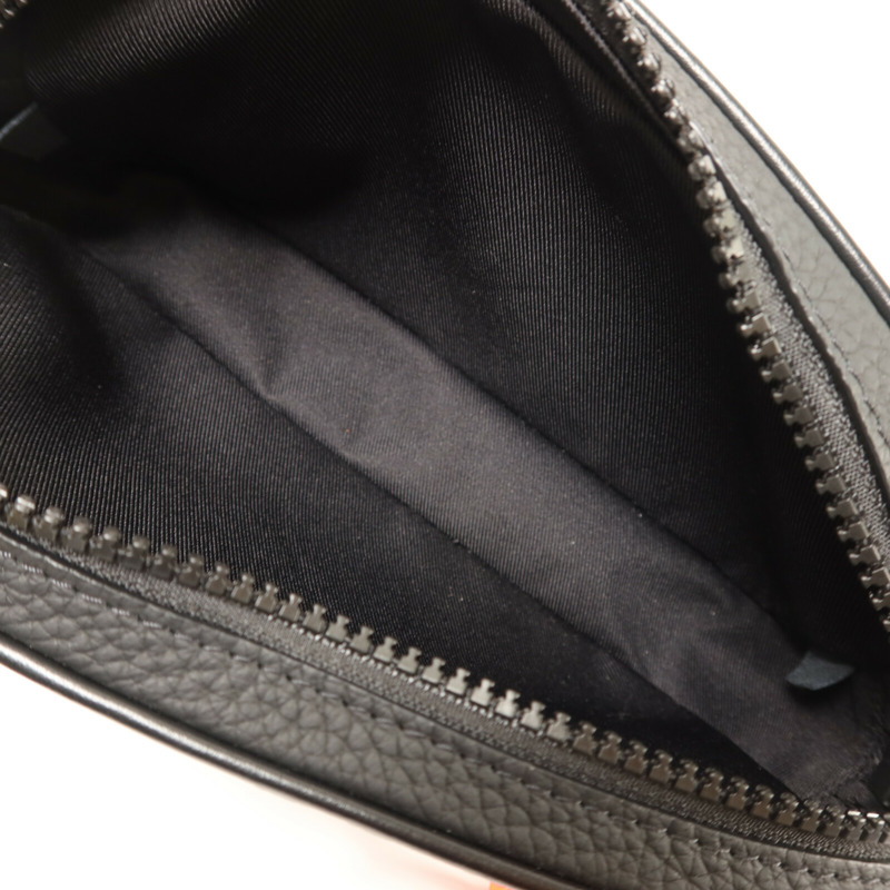 LOUIS VUITTON Monogram Taurillon Pochette Volga Uniform腰包-4