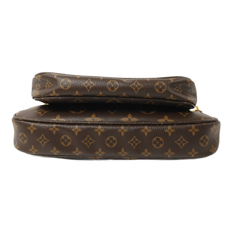 LOUIS VUITTON Monogram Multi Pochette Accessoires金扣鏈帶肩背袋-3