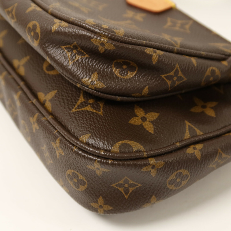 LOUIS VUITTON Monogram Multi Pochette Accessoires金扣鏈帶肩背袋-12