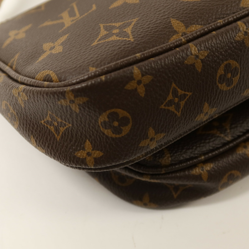 LOUIS VUITTON Monogram Multi Pochette Accessoires金扣鏈帶肩背袋-13