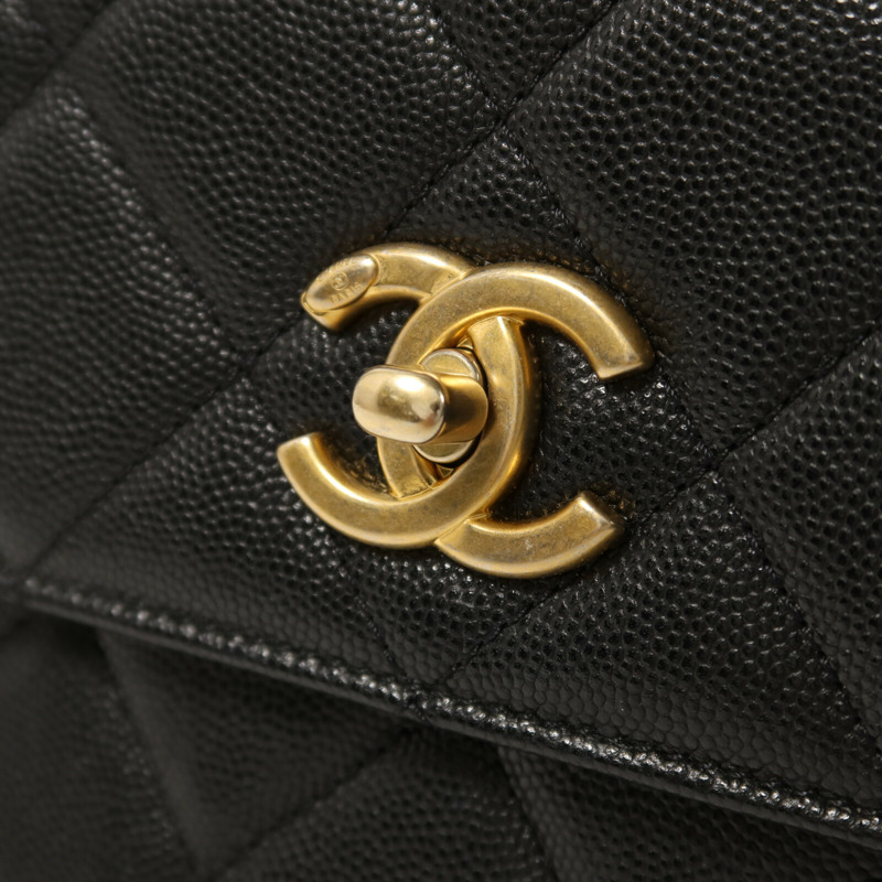 CHANEL 牛皮皮革Small Flap Bag金扣鏈帶肩背袋-8
