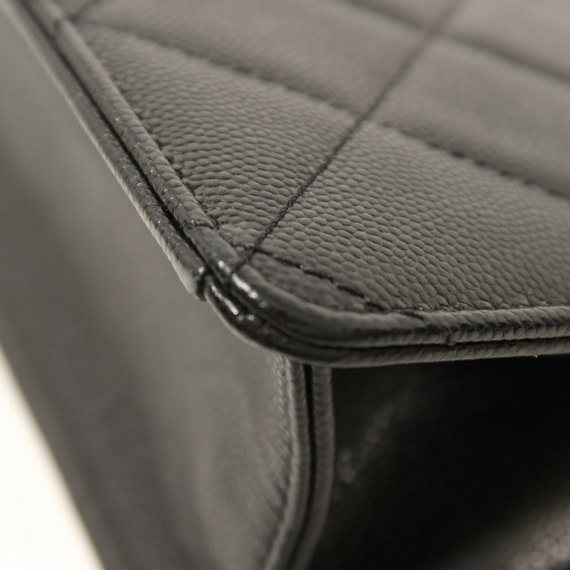 CHANEL 牛皮皮革Small Flap Bag金扣鏈帶肩背袋-12