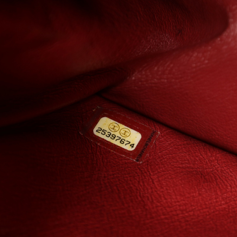 CHANEL 牛皮皮革2.55 Chain Shoulder金扣鏈帶肩背袋-6