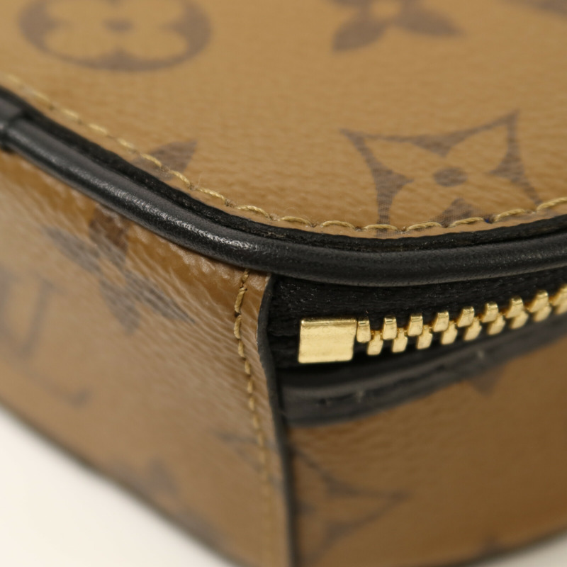 LOUIS VUITTON Monogram Reverse Mini Boite Chapeau金扣手挽肩背兩用袋-9