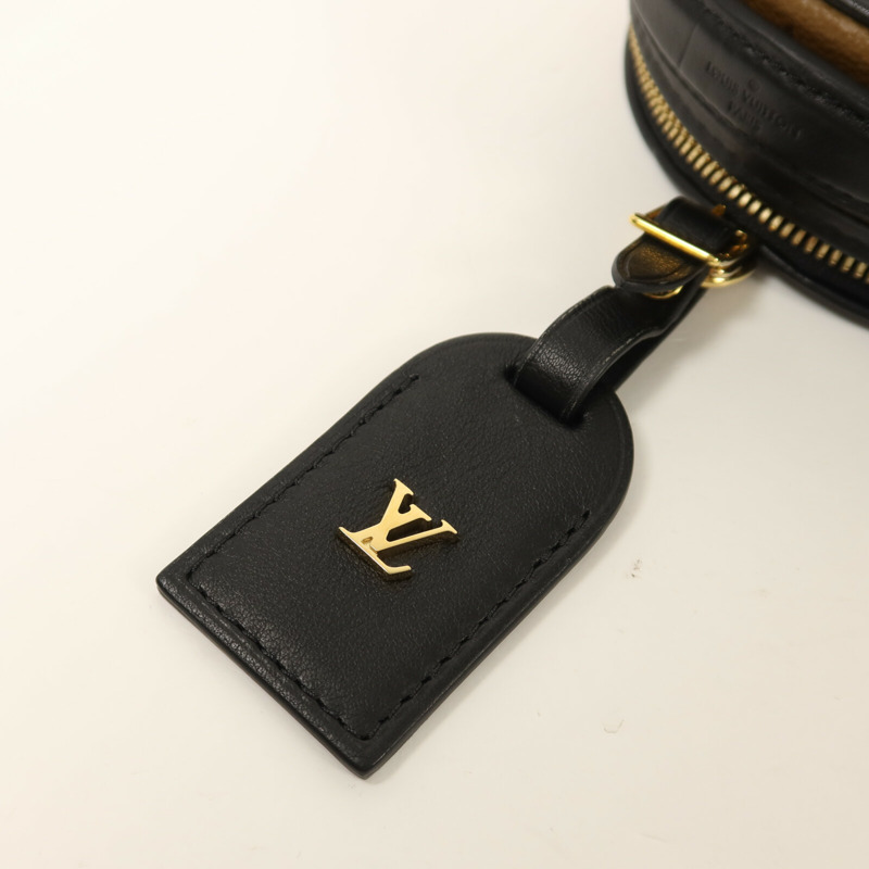 LOUIS VUITTON Monogram Reverse Mini Boite Chapeau金扣手挽肩背兩用袋-12