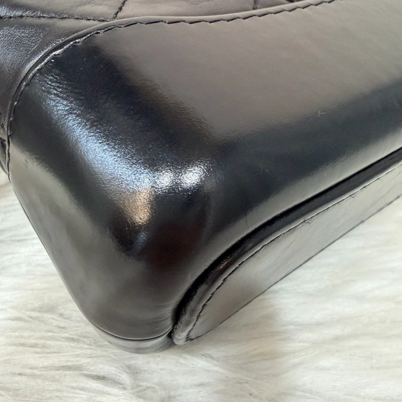 CHANEL A91810 AS0865 gabrielle HOBO 20公分 黑色斜背包流浪包 小號-6