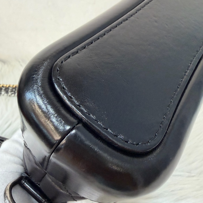 CHANEL A91810 AS0865 gabrielle HOBO 20公分 黑色斜背包流浪包 小號-7