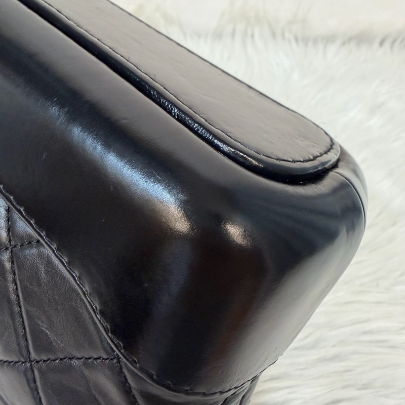 CHANEL A91810 AS0865 gabrielle HOBO 20公分 黑色斜背包流浪包 小號-11