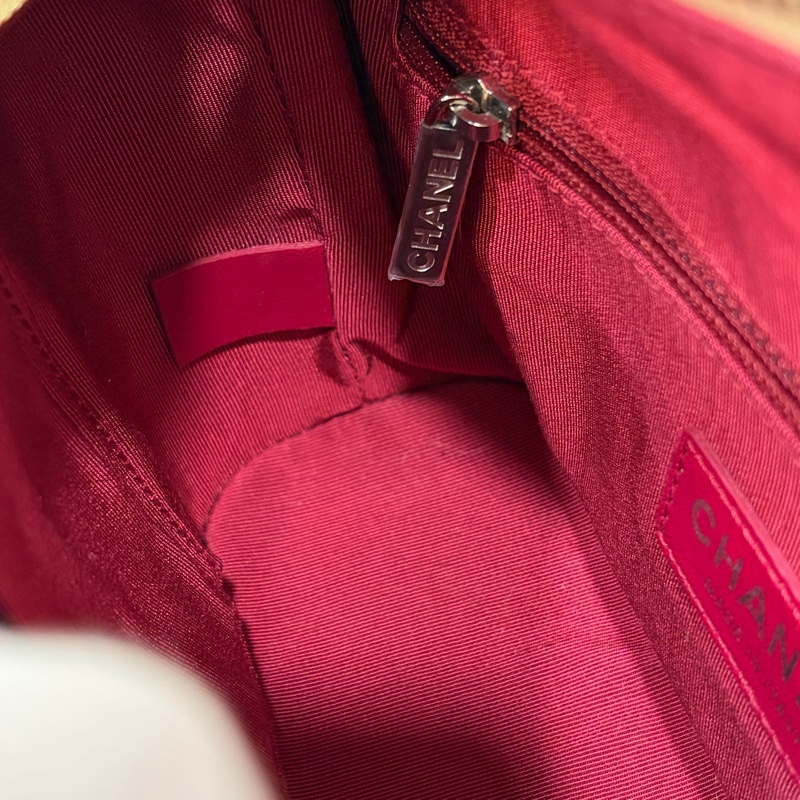 CHANEL A91810 AS0865 gabrielle HOBO 20公分 奶茶黑色撞色斜背包流浪包 小號-50