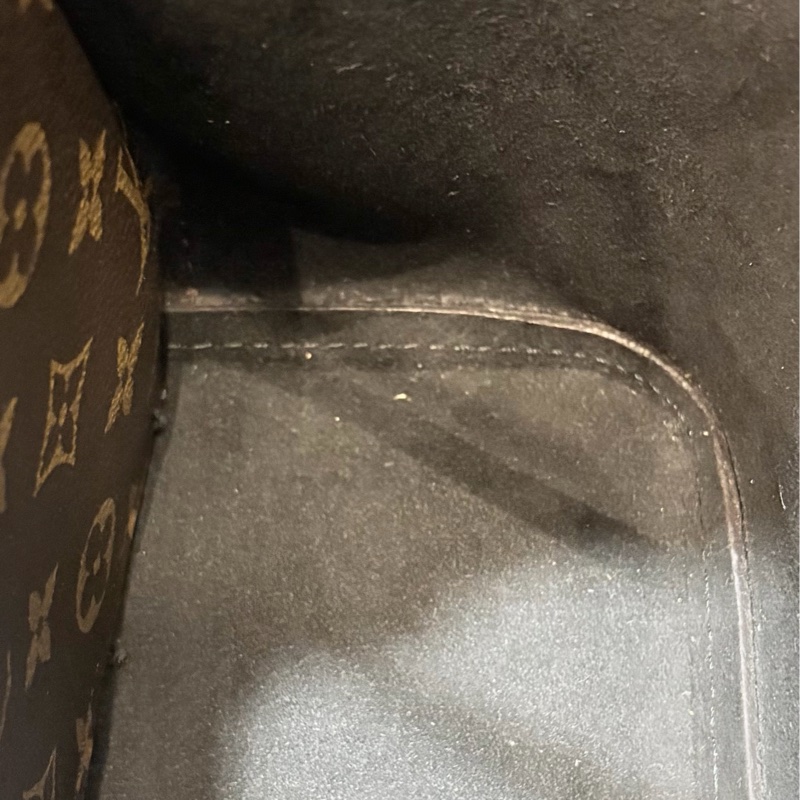 LV M44020 Neo NOE 字紋 老花 黑色 斜背包 肩背包 水桶包 束口包-43