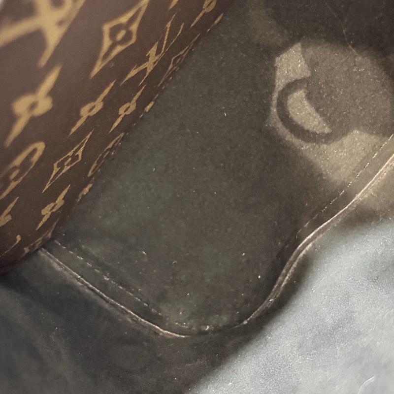 LV M44020 Neo NOE 字紋 老花 黑色 斜背包 肩背包 水桶包 束口包-45