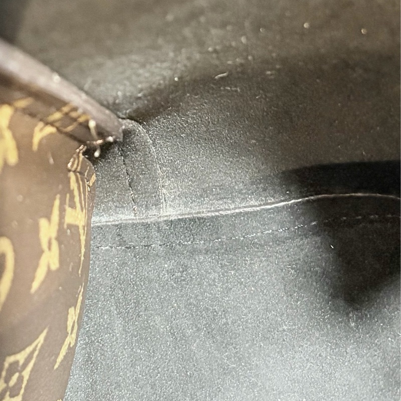 LV M44020 Neo NOE 字紋 老花 黑色 斜背包 肩背包 水桶包 束口包-47