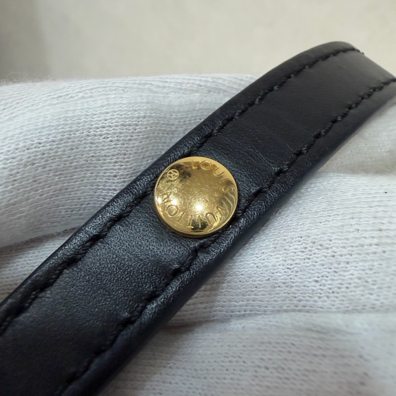 LV M44020 Neo NOE 字紋 老花 黑色 斜背包 肩背包 水桶包 束口包-61