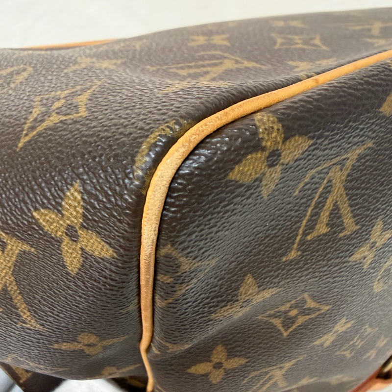 LV M51156 原花 老花 字紋 手提包 便當包 小 午休包 名媛包 晚宴包 手拿包 熱門款-7