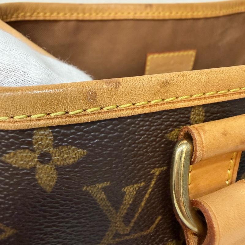 LV M51156 原花 老花 字紋 手提包 便當包 小 午休包 名媛包 晚宴包 手拿包 熱門款-25