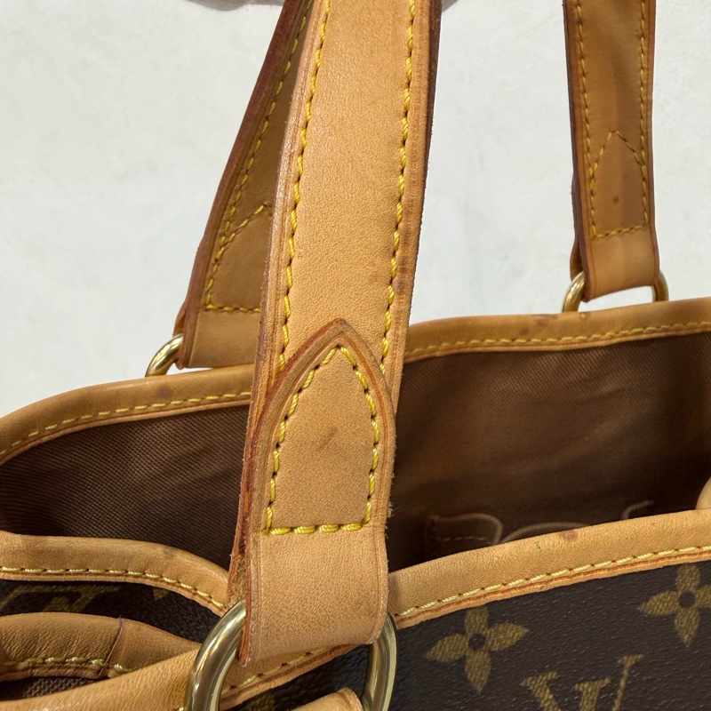 LV M51156 原花 老花 字紋 手提包 便當包 小 午休包 名媛包 晚宴包 手拿包 熱門款-44