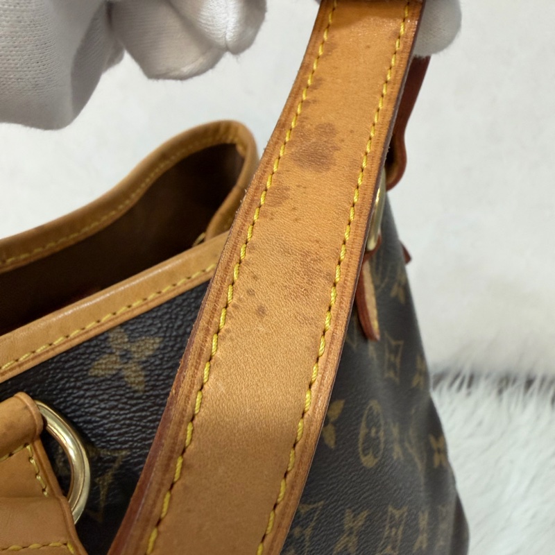 LV M51156 原花 老花 字紋 手提包 便當包 小 午休包 名媛包 晚宴包 手拿包 熱門款-47