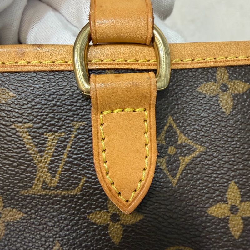 LV M51156 原花 老花 字紋 手提包 便當包 小 午休包 名媛包 晚宴包 手拿包 熱門款-60