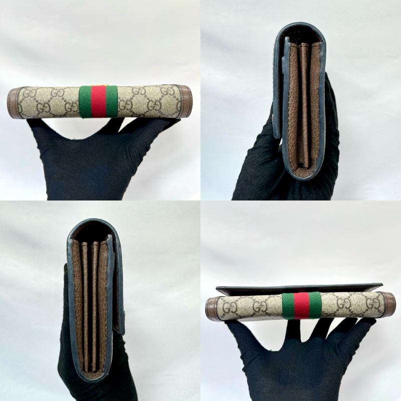 GUCCI 古馳 經典Ophidia系列翻蓋長夾 523153-3