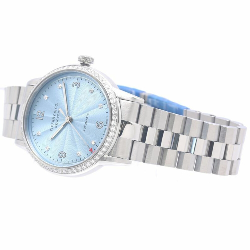 TIFFANY&Co.) CT60 鑲鑽 8P 錶圈 37725978 女士腕錶 不鏽鋼 40306-2