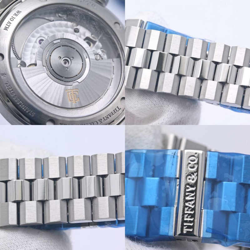 TIFFANY&Co.) CT60 鑲鑽 8P 錶圈 37725978 女士腕錶 不鏽鋼 40306-10